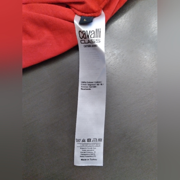 Men's Cavalli Class Tee Large - Picture 4 of 4